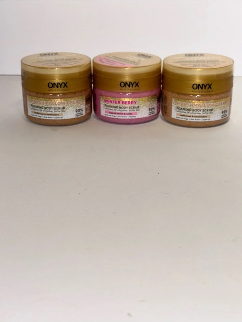 Onyx Winter Berry Foaming Body Scrub Bundle Discontinued scents-Brand New